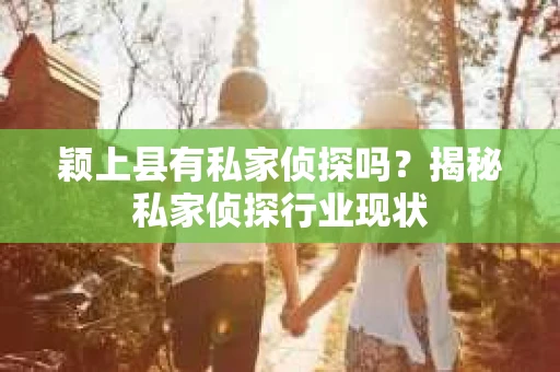 颖上县有私家侦探吗？揭秘私家侦探行业现状