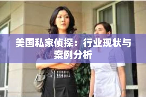 美国私家侦探：行业现状与案例分析