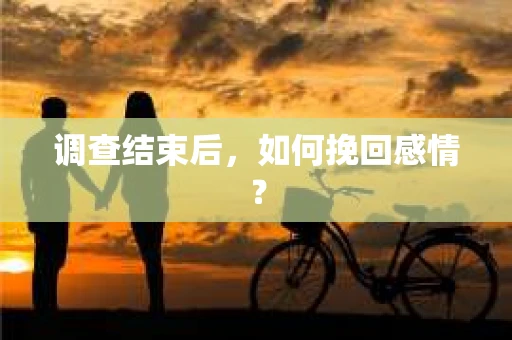 调查结束后,如何挽回感情? 调查结束后,如何挽回感情?