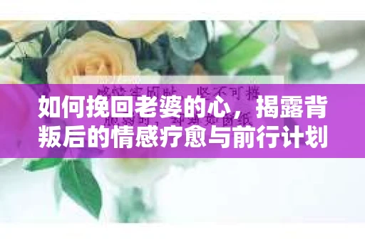 如何挽回老婆的心，揭露背叛后的情感疗愈与前行计划