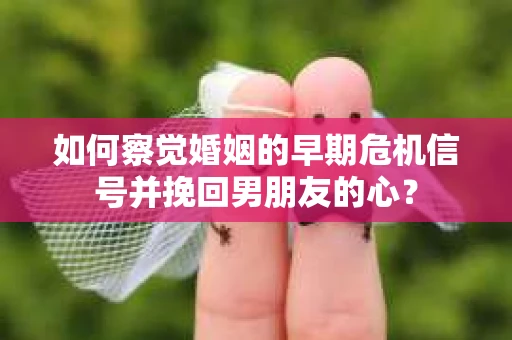 如何察觉婚姻的早期危机信号并挽回男朋友的心？